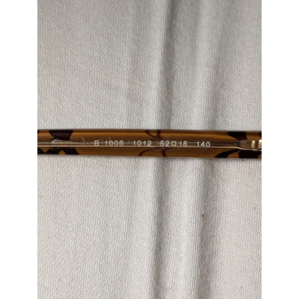 Burberry Eyeglasses B 1006 1012 Frames Only Half Rim Brown Women 52-18-140
